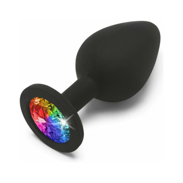 Rainbow booty jewel mediano - negro