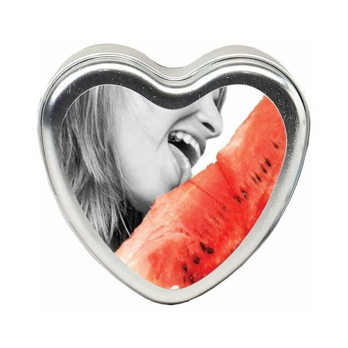 Earthly body watermelon edible massage candle