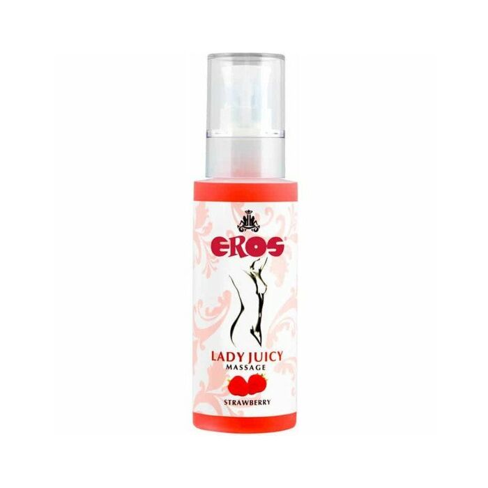 Eros lady juicy oil massage strawberry 125 ml