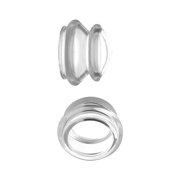 Clear Small Size Silicone Nipple Stimulating Plungers - Transparent