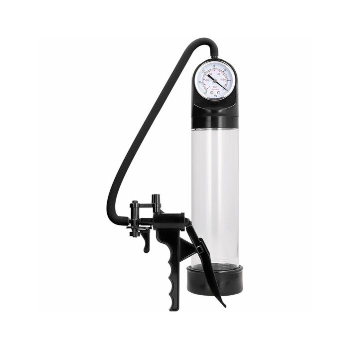 Elite pump with advanced psi gauge - transparent