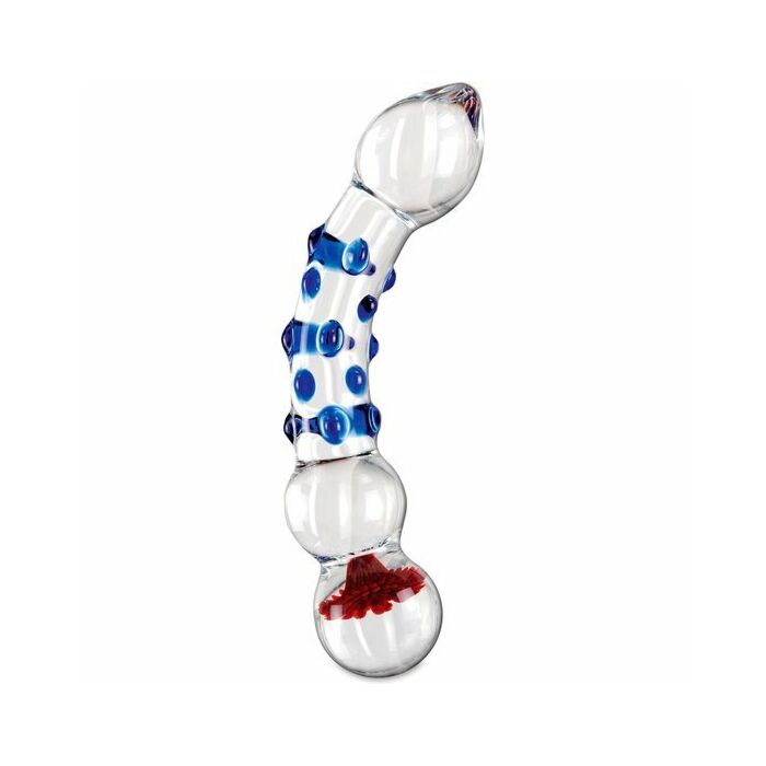Icicles number 18 hand blown glass massager