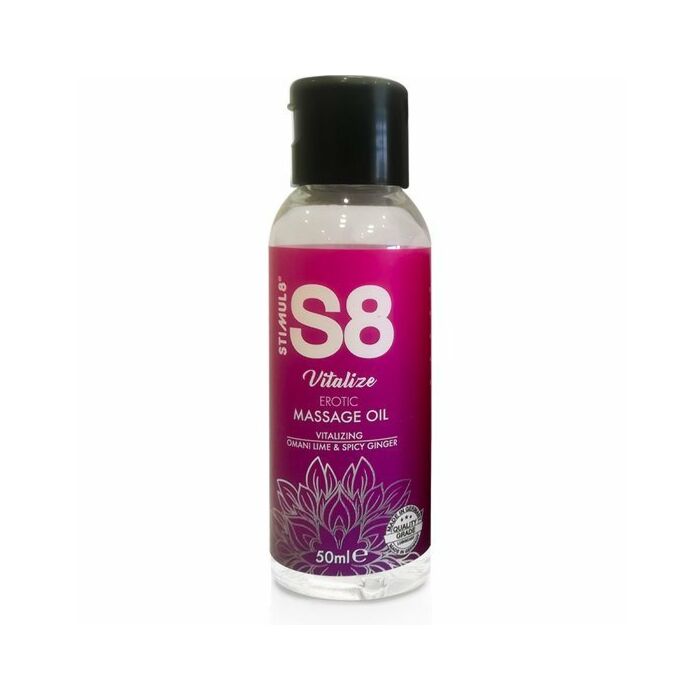 S8 massage oil omani lime & spicy ginger 50ml