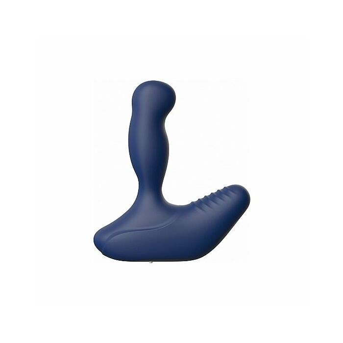 Revo waterproof rotating prostate massager blue