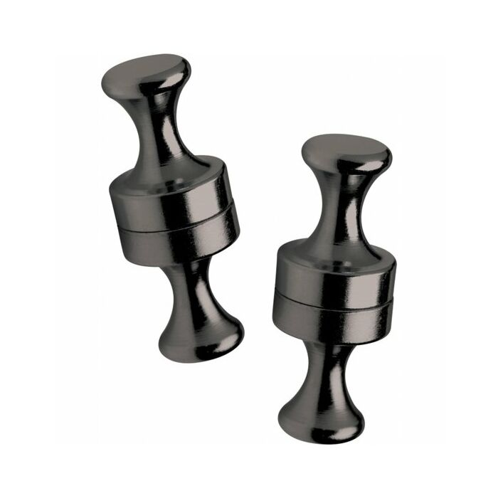 Power pins magnetic nipple clamp set - black