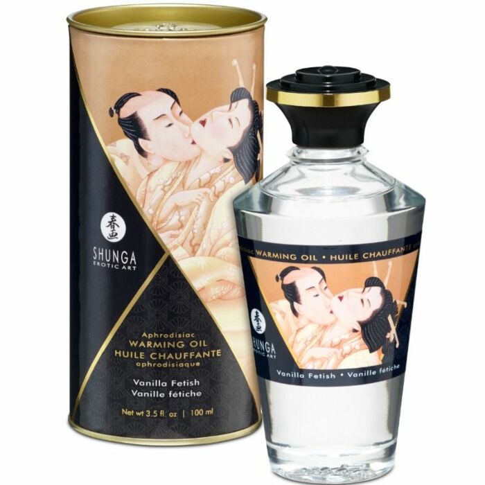 Shunga aphrodisiac warming oil fetish vanilla 100 ml