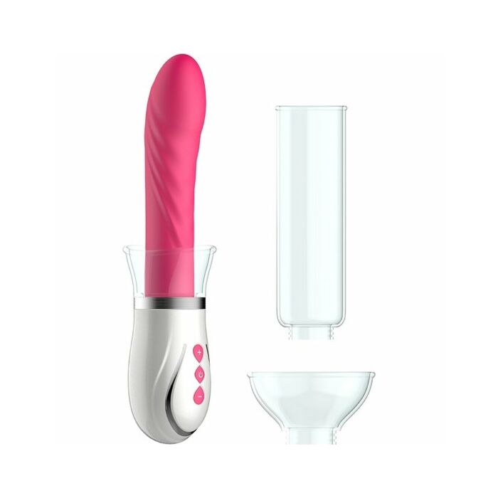 Twister - 4 in 1 rechargeable couples pump kit - pink