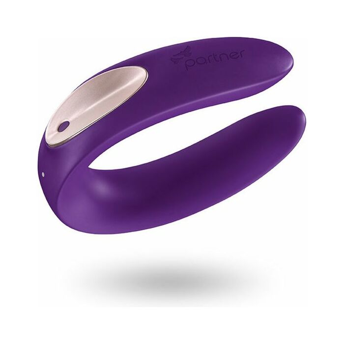 Partner toy plus vibrator stimulating both partners