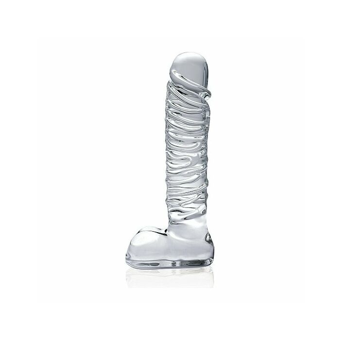 Icicles number 63 hand blown glass massager