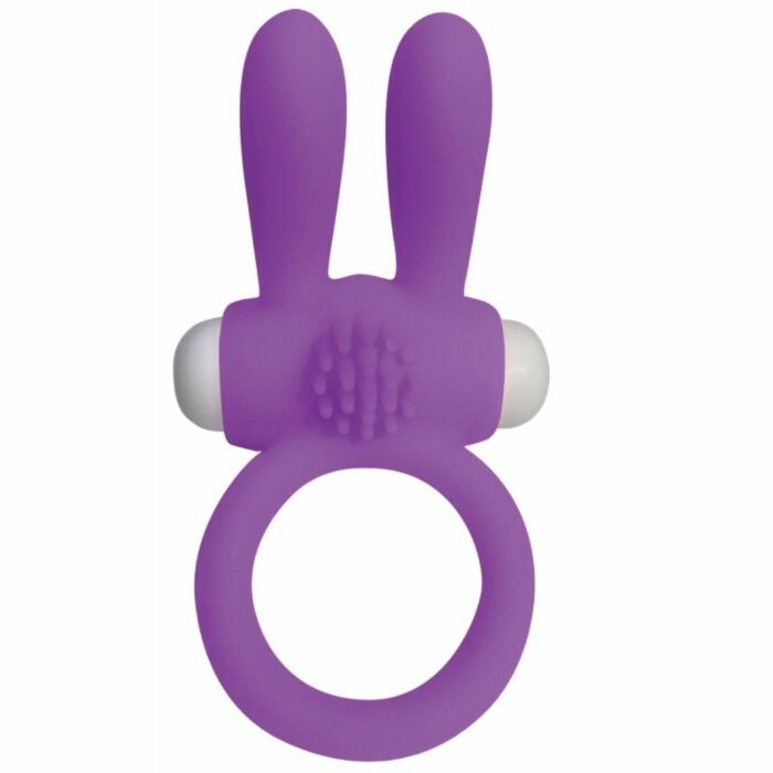 Neon rabbit ring - purple