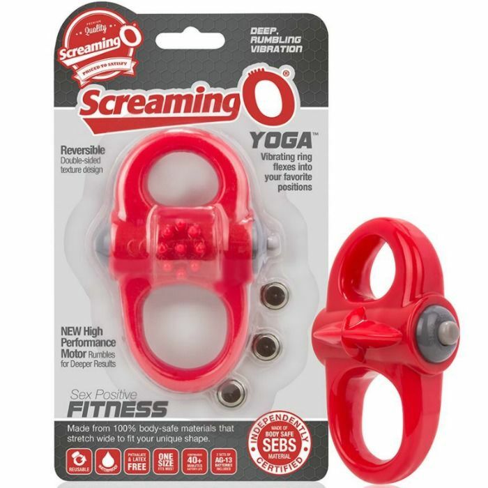 Screaming o vibrating ring yoga red