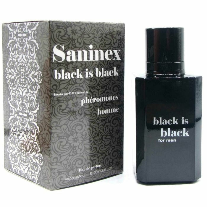 Saninex black is black scent for men with pheromones