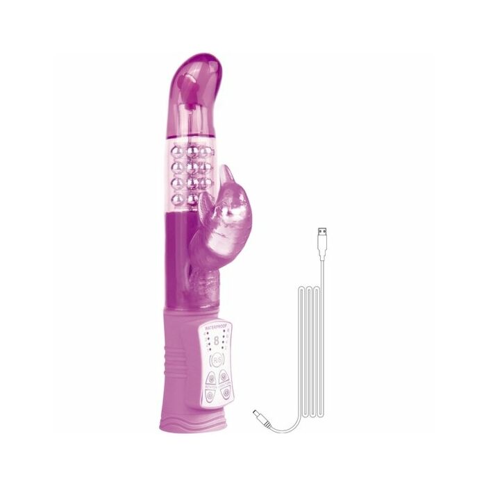 Rechargeable dolphin vibrator purple