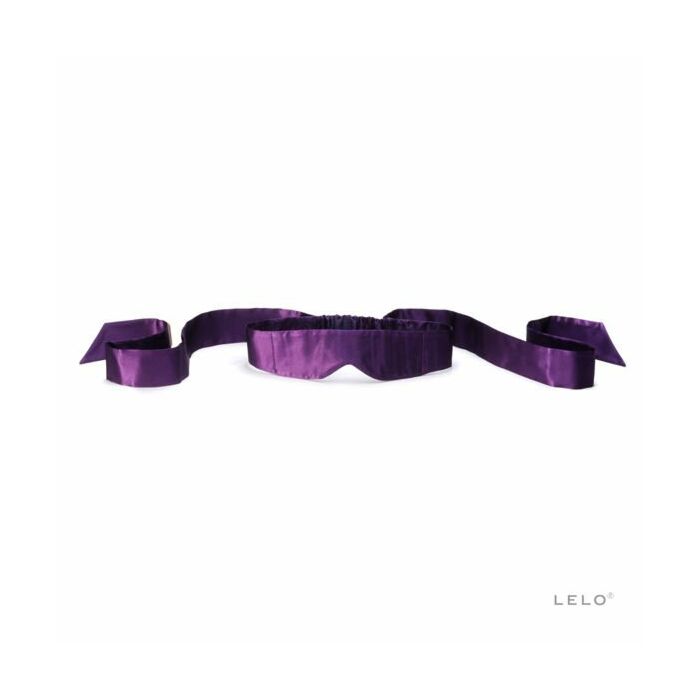 Lelo intima silk blindfold purple