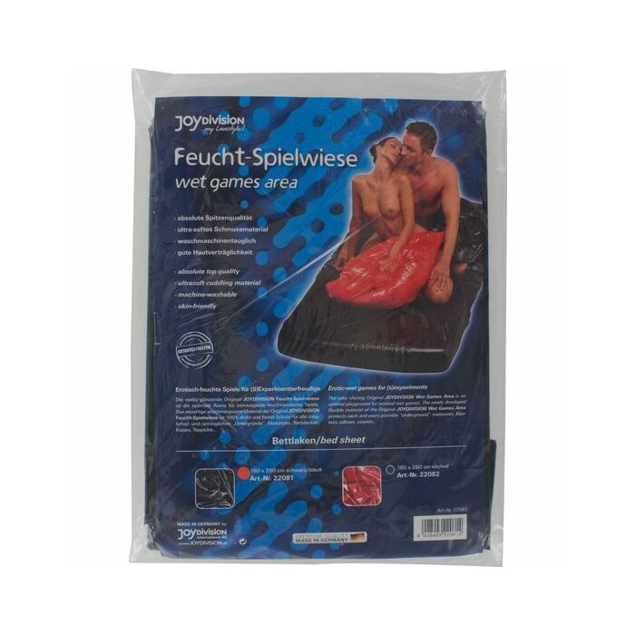 Sex fitted sheet black