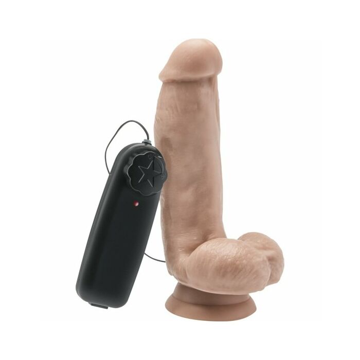 Cock 6 inch w/ balls flesh vibr.