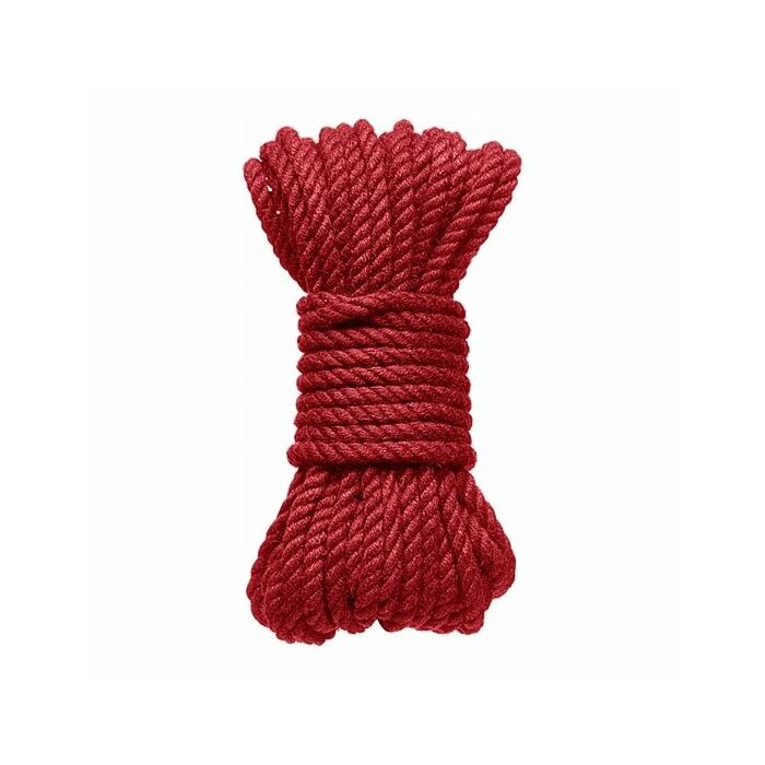 Kink - 6mm hemp bondage rope - 30 ft. red