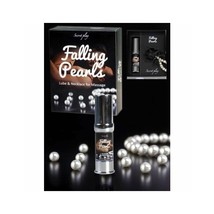 Falling pearls - gel and necklace for massage