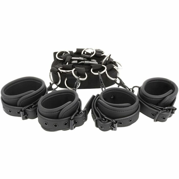 Fetish submissive luxury  bed restraints set