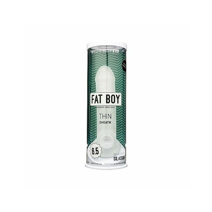 Fat boy thin 6,5 inch - clear