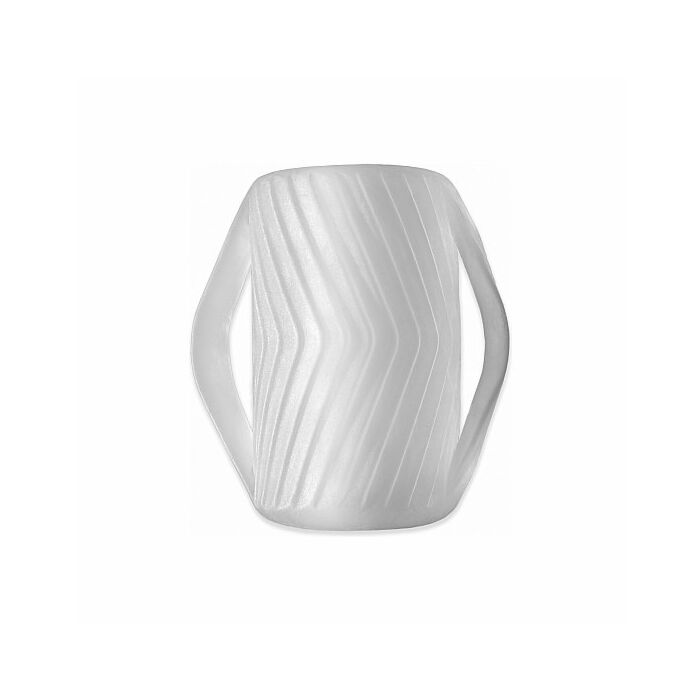 Perfect fit male masturbator with grip - clear