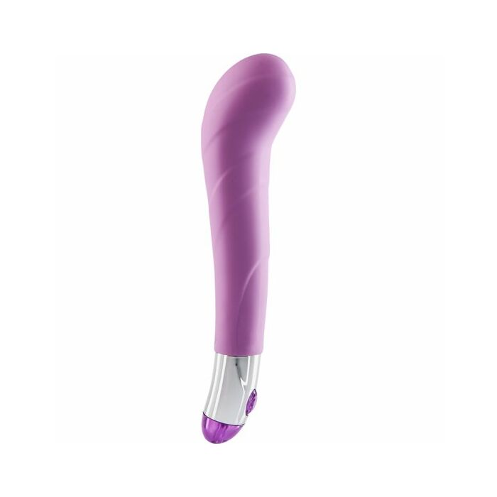 Lovely vibes g-spot shaped soft touch vibrator purple