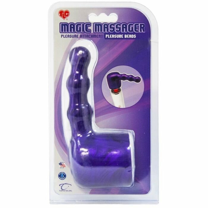Tlc magic massager pleasure attachment, pleasure beads