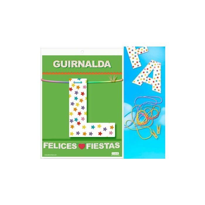 Guirnalda felices fiestas (cartulina 220gr)