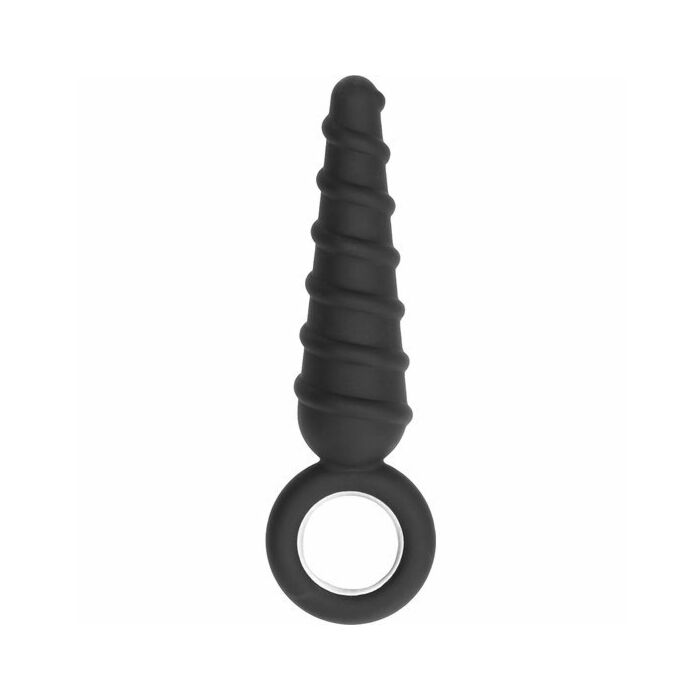 Sono - no. 60 dildo with metal ring - black