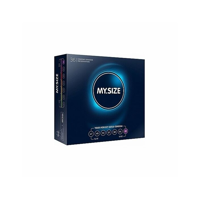 My size natural latex condom 69 width 36 pcs