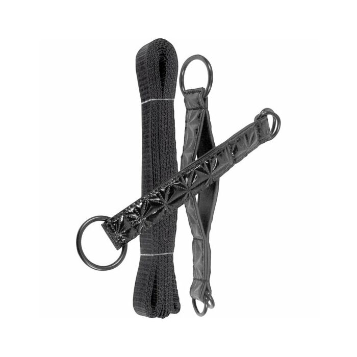 Sinful bed restraint straps black