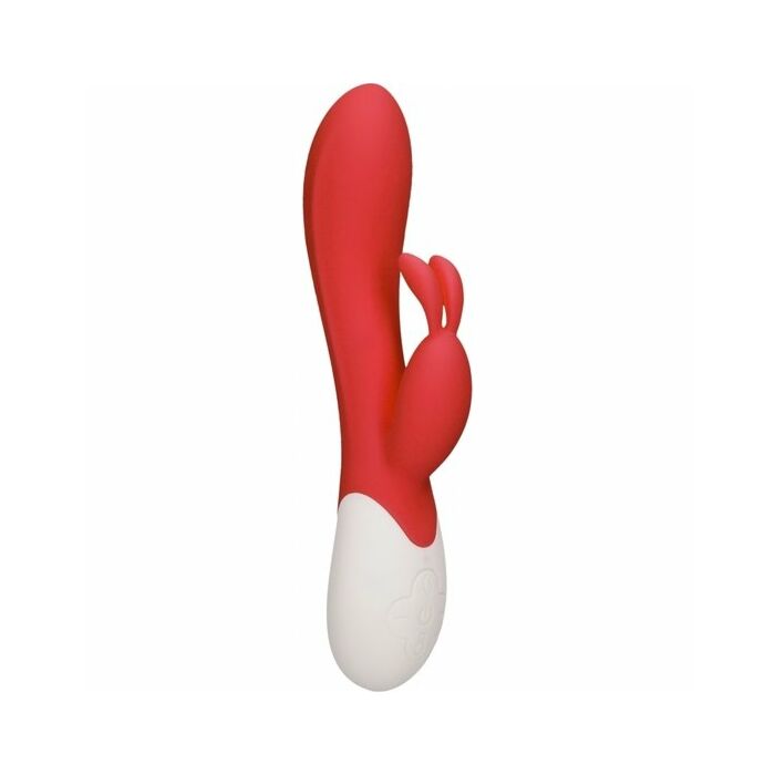 Flame - rechargeable heating g-spot rabbit vibrator  - red