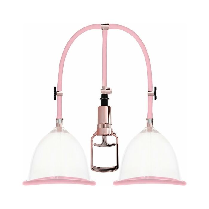 Breast pump set large - rose gold