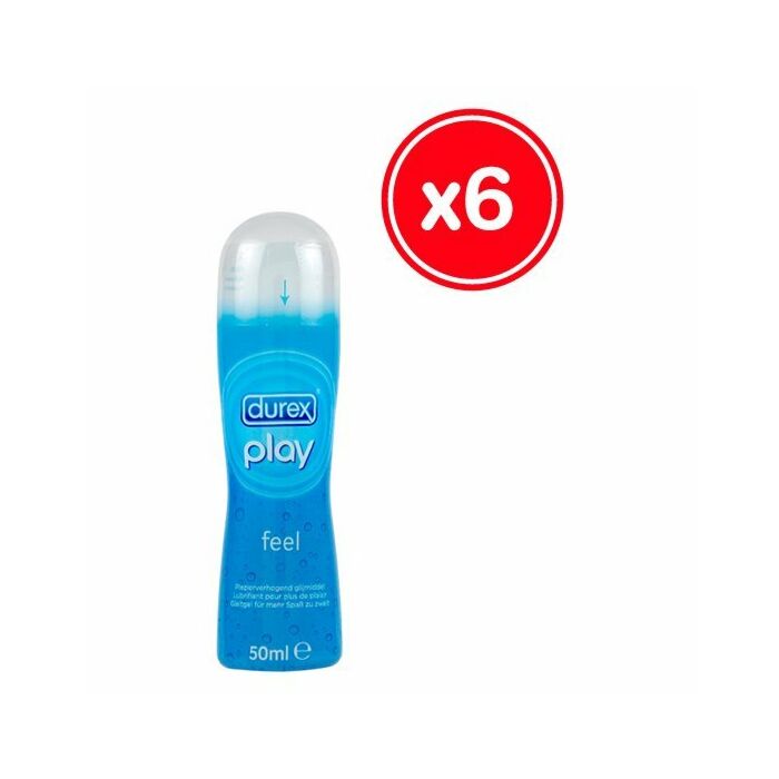 Durex play feel 50 ml x 6 uds