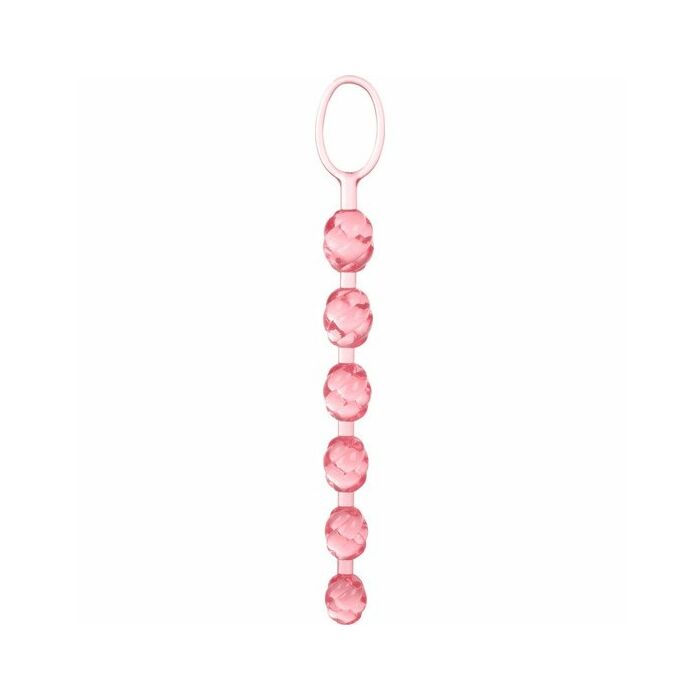 Swirl pleasure beads pink