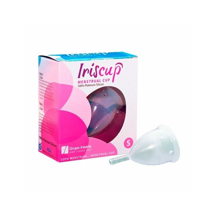Iriscup menstrual cup transparent small