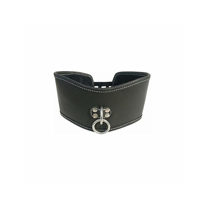 Soft leather posture collar
