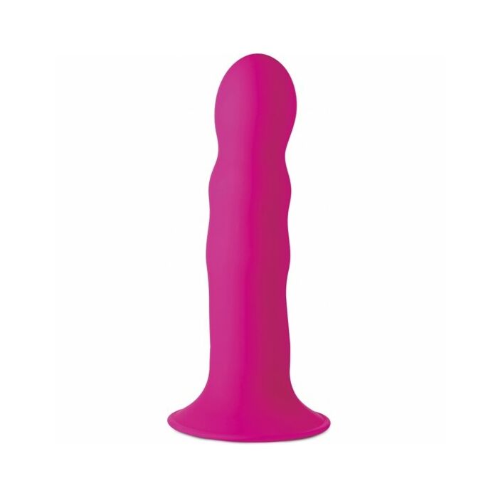Expressible wavy dildo - pink