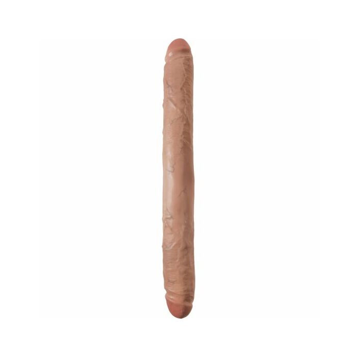 King cock 16 thick double dildo tan