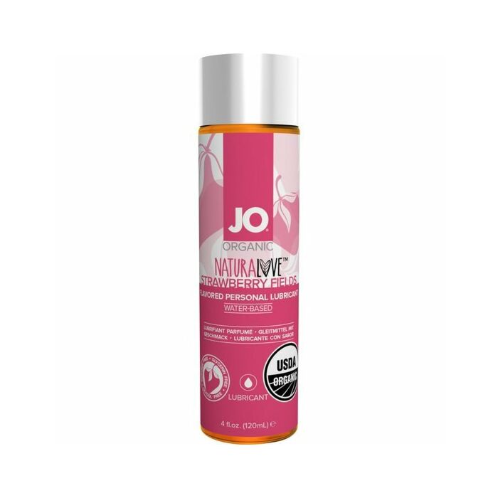 Jo naturalove lubricant strawb 120ml