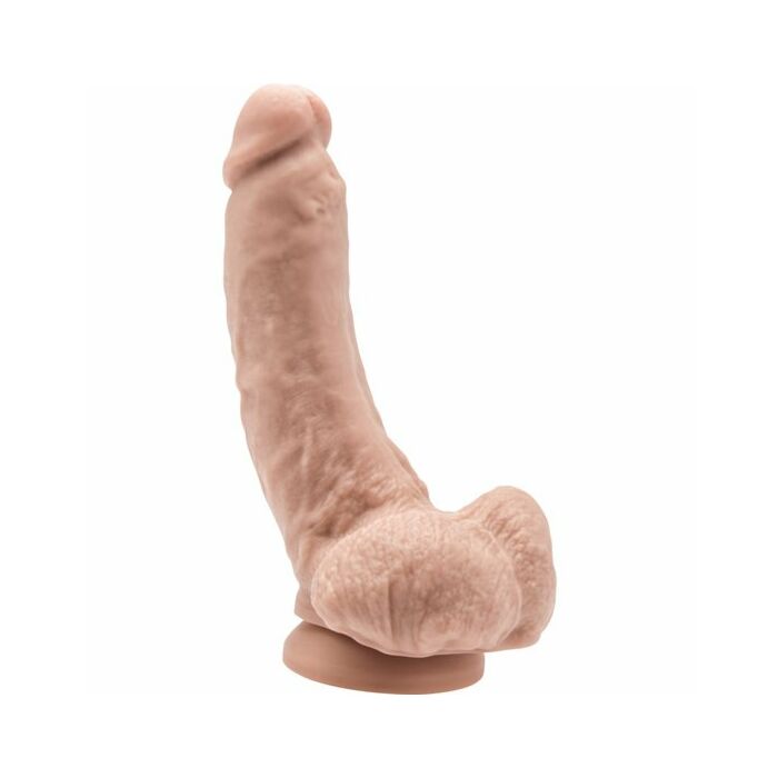 Cock 8 inch w/ balls flesh
