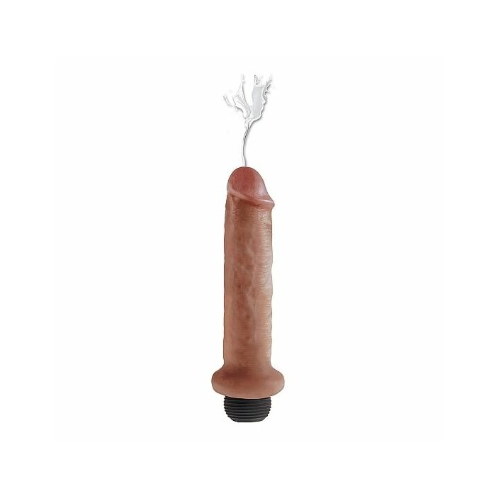 King cock 7 inch squirting cock - tan