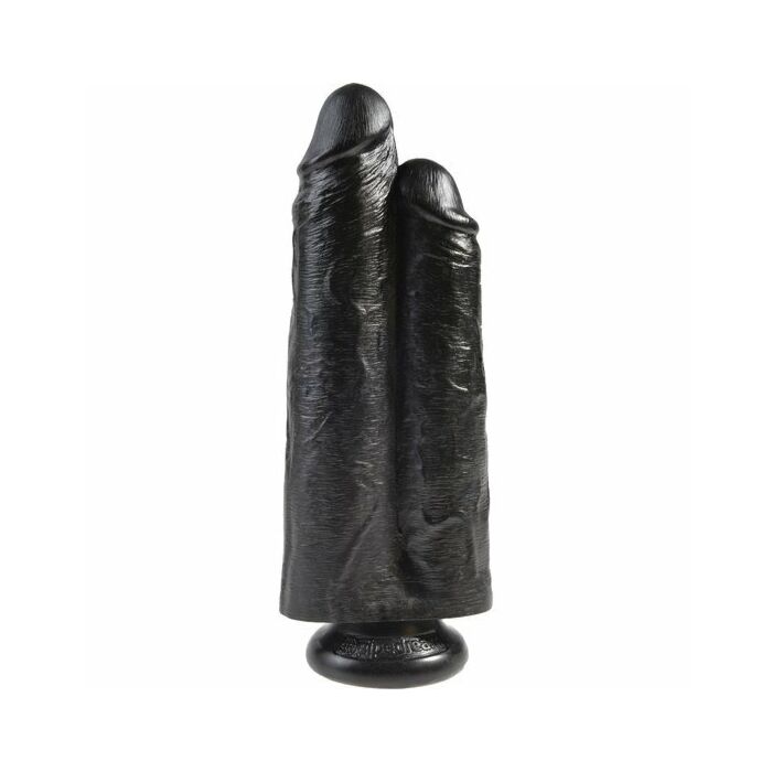 Two cocks one hole 9 inch - black
