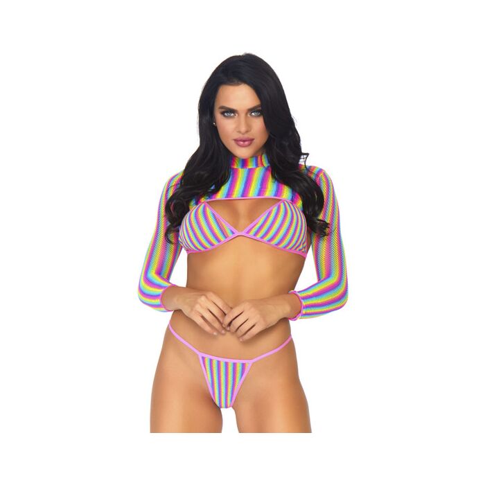 Set 3 pieces net - rainbow