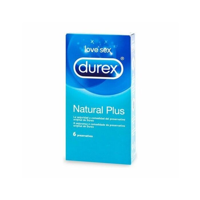 Durex natural plus 6 units