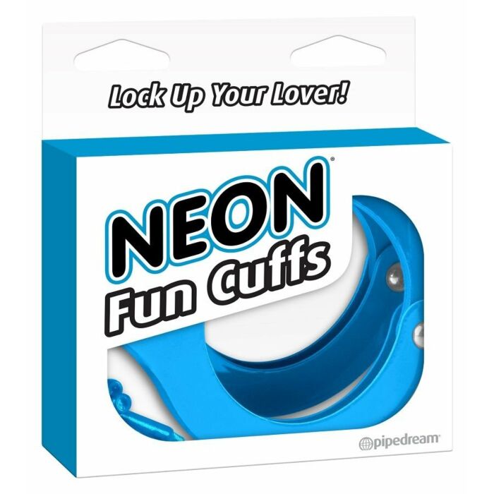 Neon fun cuffs blue