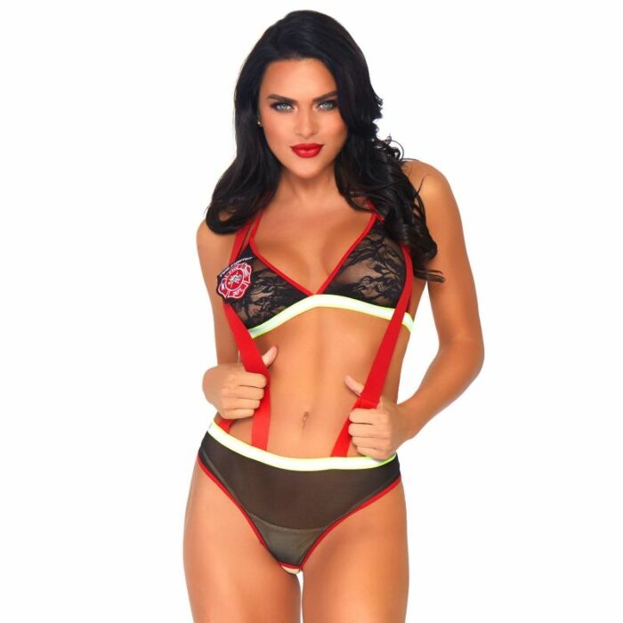 Leg avenue roleplay flirty fire fighter one size