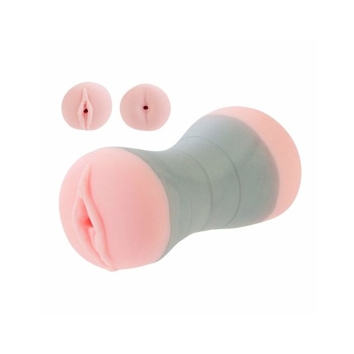 Travel gripper pussy and ass masturbator