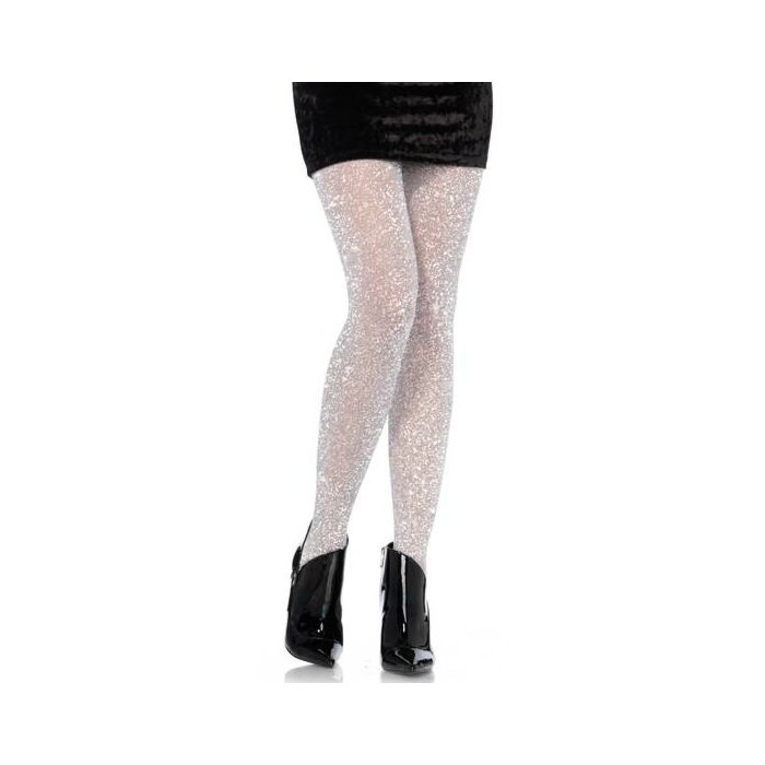 Leg avenue lurex pantyhose silver