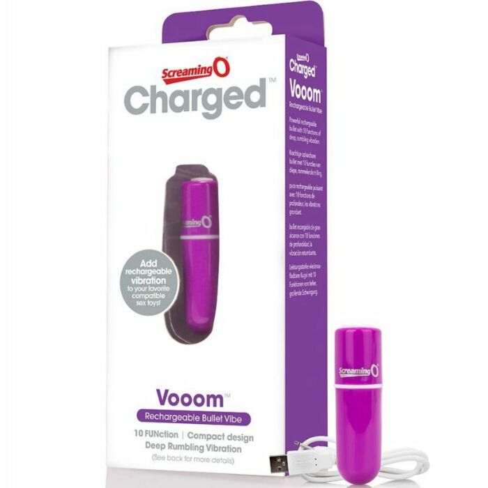 Rechargeable Purple Vooom Vibrator